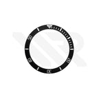 Luminous Pelagos Style Ceramic Sloped Bezel Insert for Seiko SKX007 Mod - 1/4 Scale Black