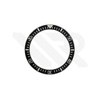 Luminous Pelagos Style Ceramic Sloped Bezel Insert for Seiko SKX007 Mod - Full Scale Black