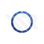 Luminous Pelagos Style Ceramic Sloped Bezel Insert for Seiko SKX007 Mod - 1/4 Scale Blue