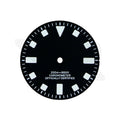 Pelagos Style Diver Dial for Seiko Mod : Black