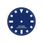 Pelagos Style Diver Dial for Seiko Mod : Blue with Date Window