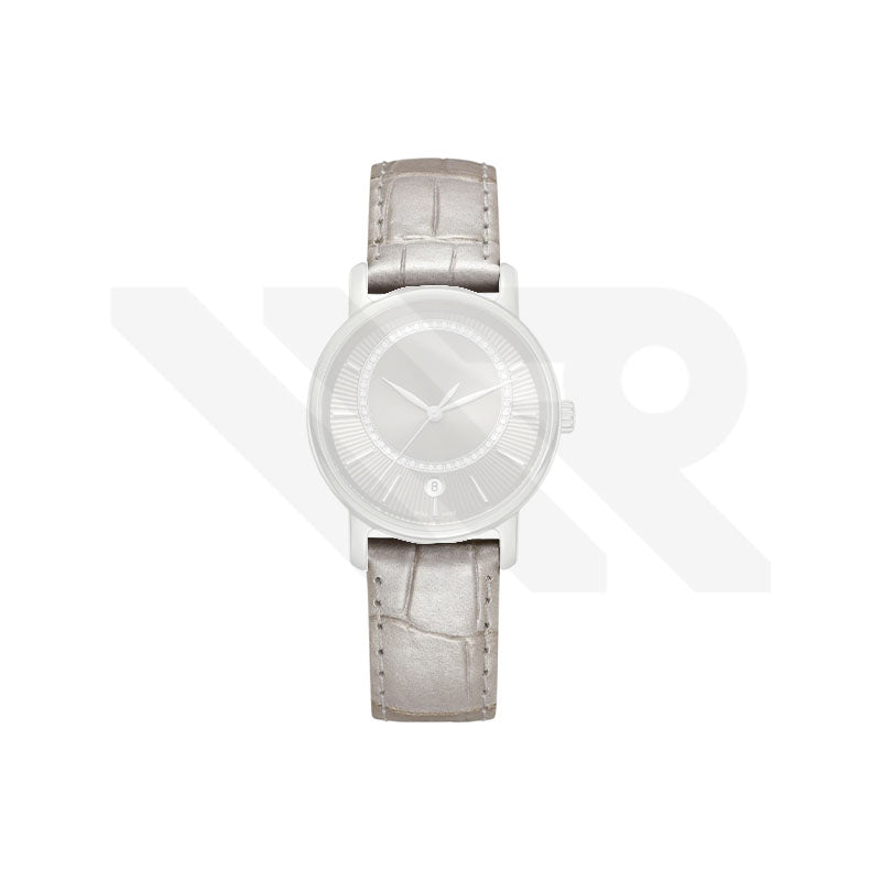 Replacement Leather Strap Compatible with Rado DiaMaster 218.0064.3 Series : Glacier White