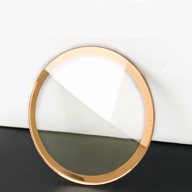 Double Domed Mineral Crystal for Rado Centrix Series (PVD Rose Gold Rim)
