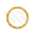 SUB Ceramic Sloped Bezel Insert for SKX/SRPD - Yellow/White