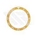 GMT-24 Ceramic Sloped Bezel Insert for SKX/SRPD - Yellow/White