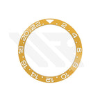GMT-24 Ceramic Sloped Bezel Insert for SKX/SRPD - Yellow/White