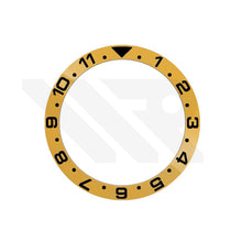 Load image into Gallery viewer, GMT-12 Ceramic Sloped Bezel Insert for SKX/SRPD - Yellow/Black
