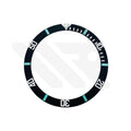 SUB Ceramic Sloped Bezel Insert for SKX/SRPD: Matte Black/Blue
