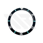 SUB Ceramic Sloped Bezel Insert for SKX/SRPD: Matte Black/Blue