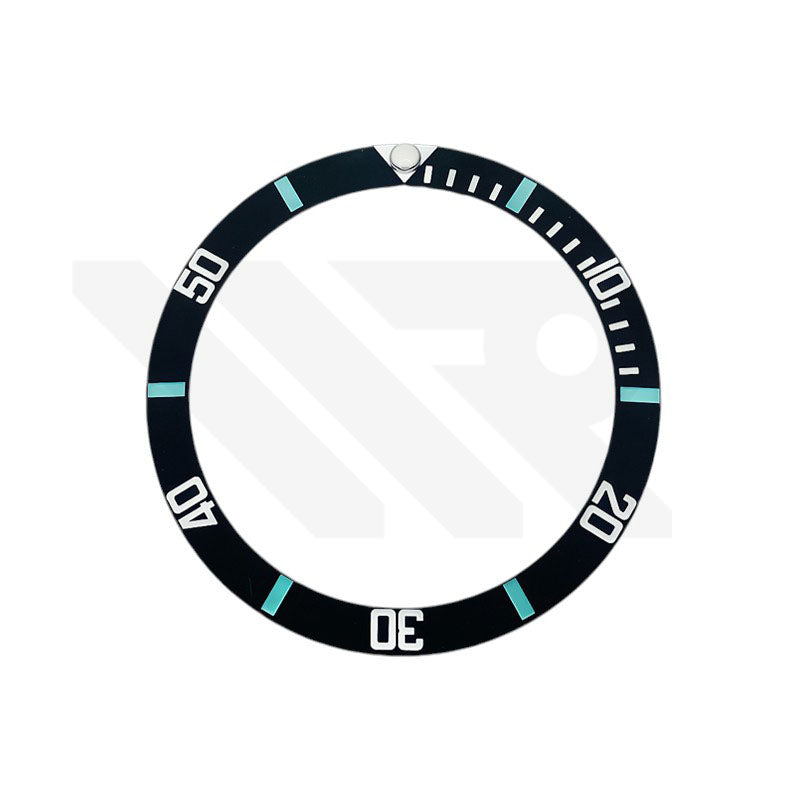 SUB Ceramic Sloped Bezel Insert for SKX/SRPD: Matte Black/Blue