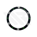 SUB Ceramic Sloped Bezel Insert for SKX/SRPD: Matte Black/Green