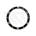 SUB Ceramic Sloped Bezel Insert for SKX/SRPD: Matte Black/Orange
