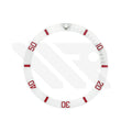 SUB Ceramic Sloped Bezel Insert for SKX/SRPD: Matte White/Red