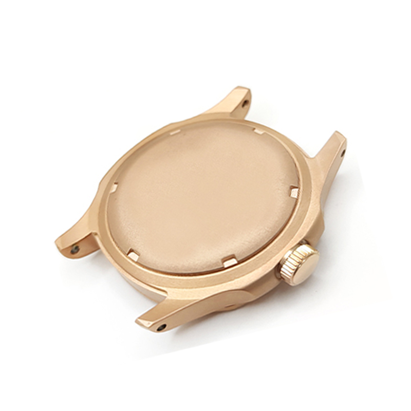 Nautilus Sandblasted Case Set for Seiko Mod: Rose Gold