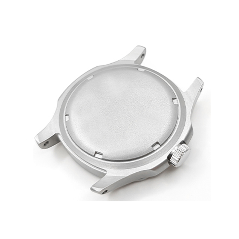 Nautilus Sandblasted Case Set for Seiko Mod: Silver