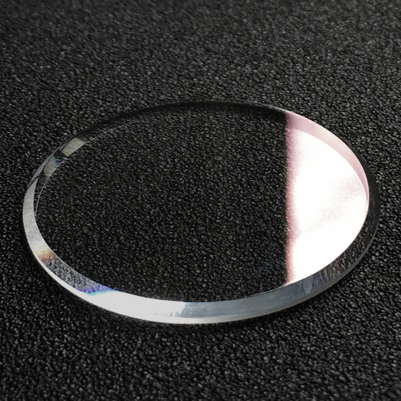 31mm Flat Mineral Wide Chamfer Crystal (Red AR Coating)