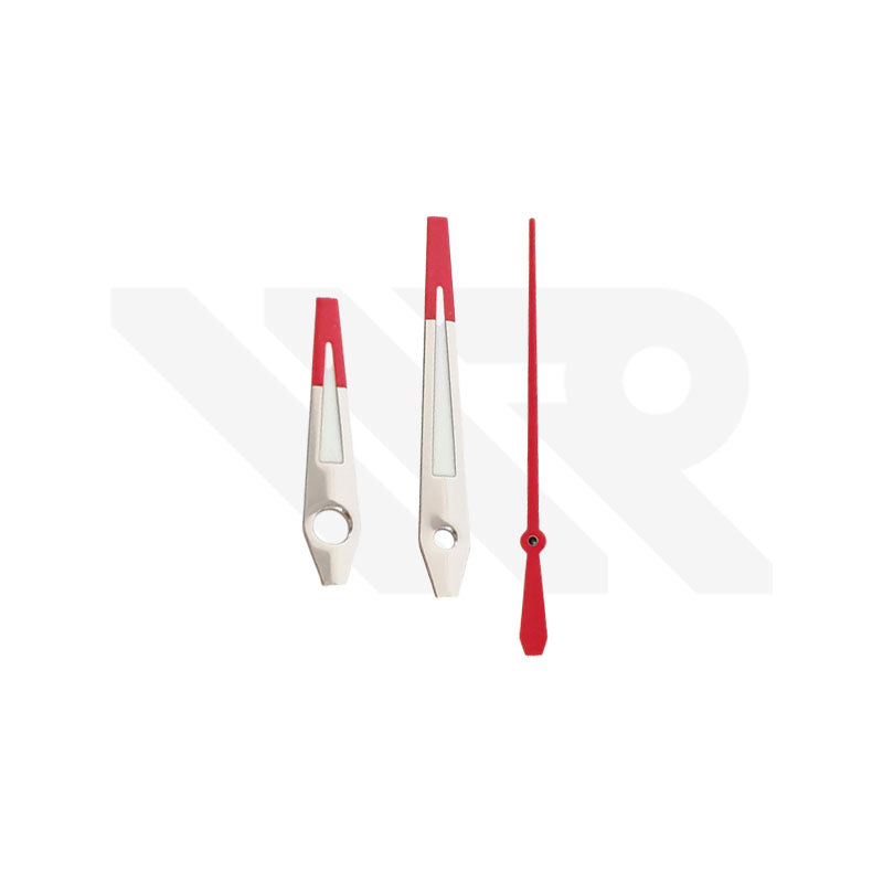 Red Tip Dauphine Watch Hands for Seiko Mod