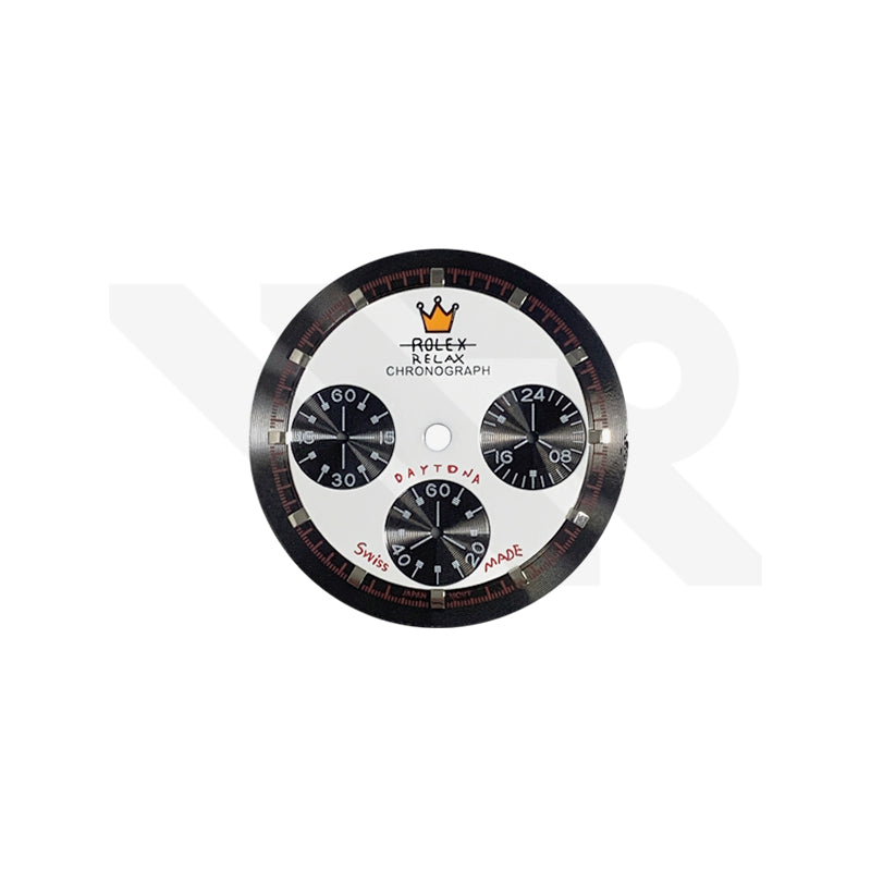 Relax Dial for Seiko VK63 Seikona Mod - White
