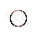 Replacement Aluminium Bezel Insert Compatible with Tudor Black Bay Bronze 43mm : Brown