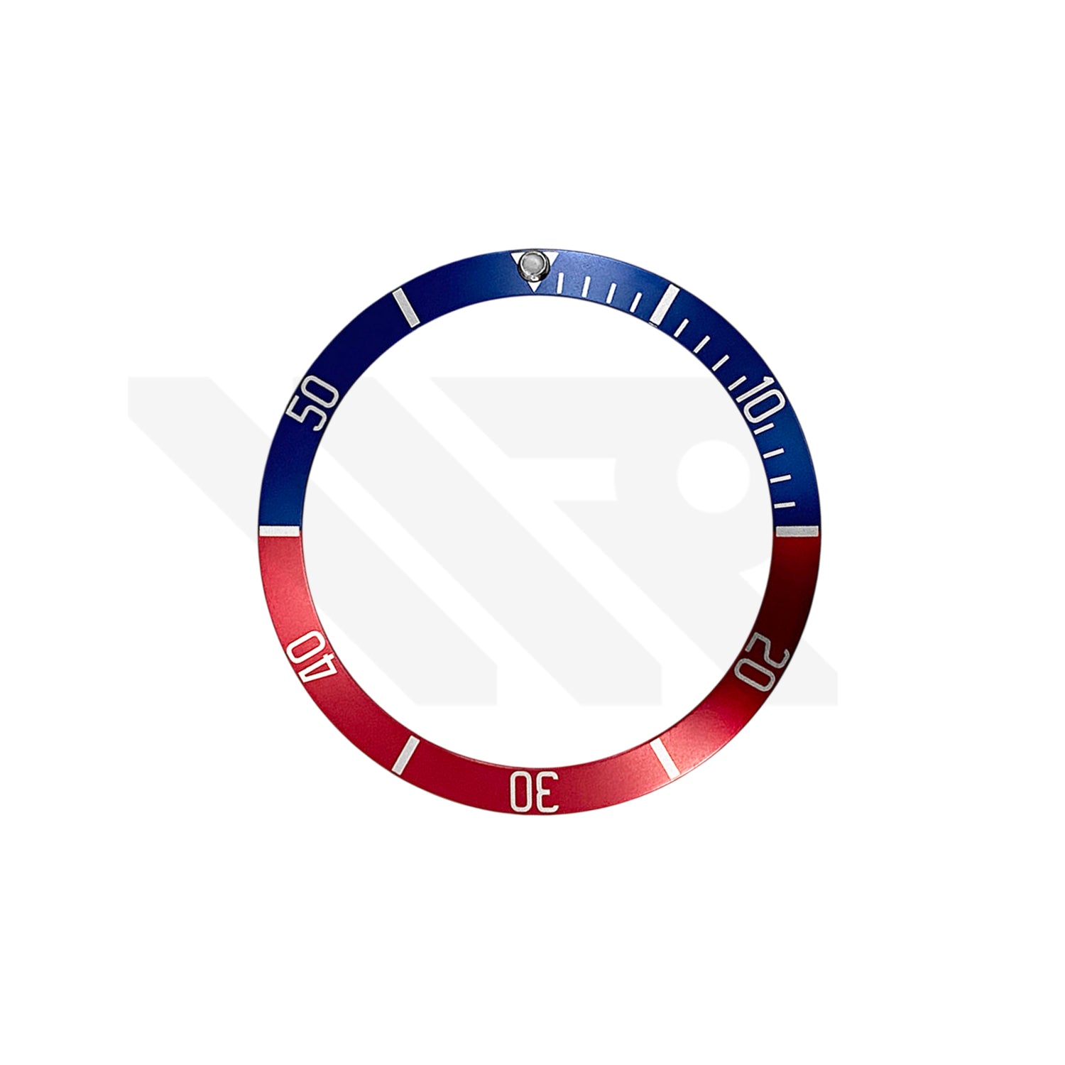 Replacement Aluminium Bezel Insert Compatible with Tudor Black Bay Heritage 41mm : Pepsi Diver