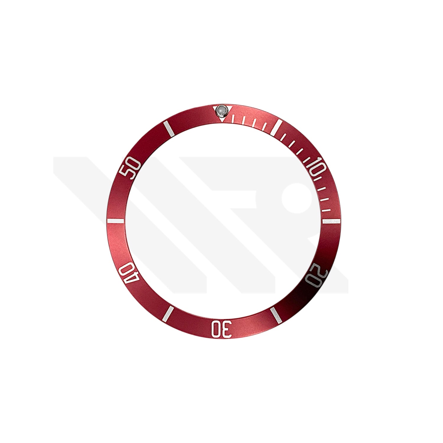 Replacement Aluminium Bezel Insert Compatible with Tudor Black Bay Heritage 41mm : Red