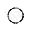 Replacement Aluminium Bezel Insert Compatible with Tudor Black Bay Heritage 41mm : Red Triangle On Black