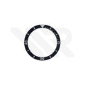 Replacement Aluminium Bezel Ring Compatible with Breitling Superocean 42mm A17366 : Black