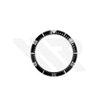 Replacement Aluminium Bezel Insert Compatible with Omega Seamaster 300 Co-Axial 41mm 2220.80 : Black