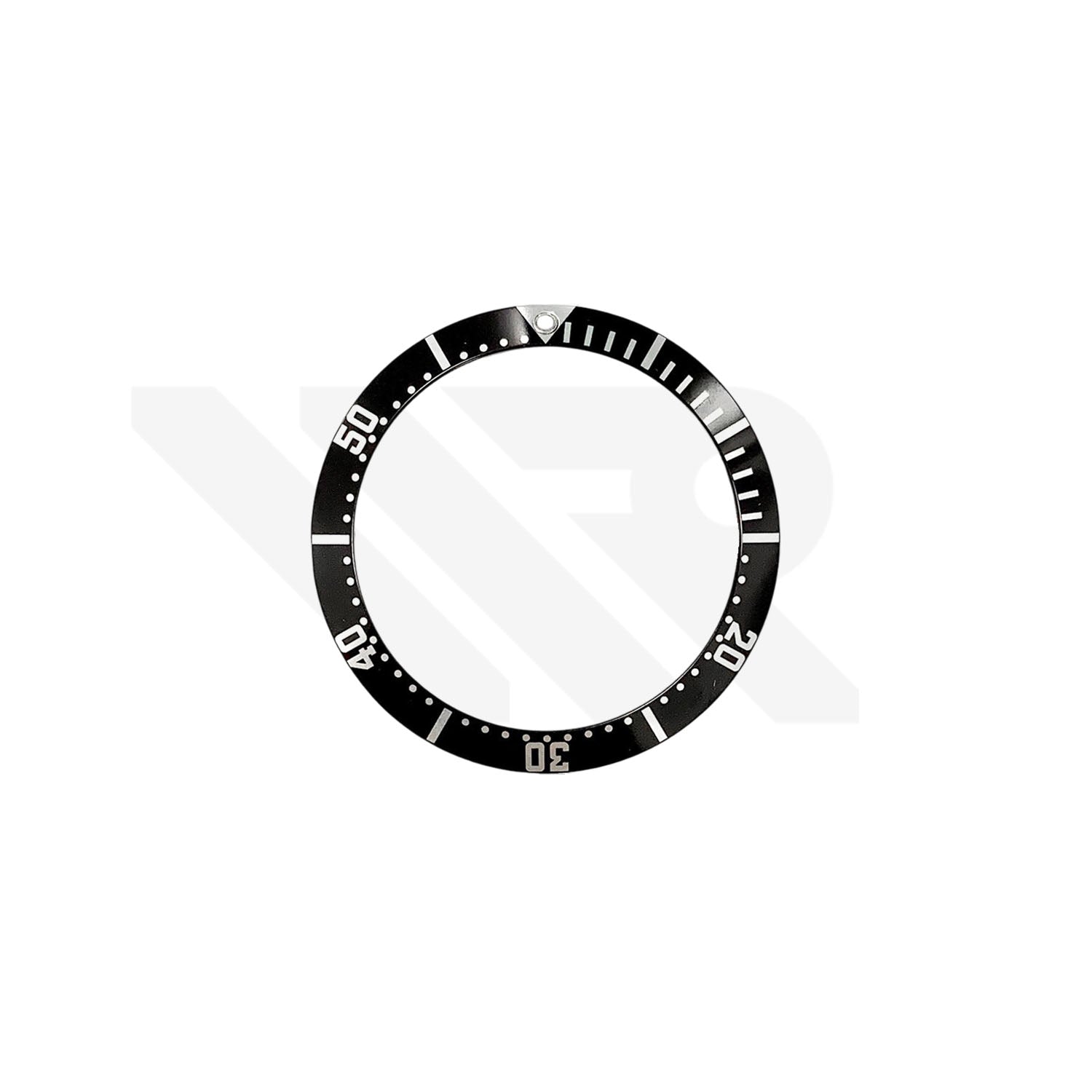Replacement Aluminium Bezel Insert Compatible with Omega Seamaster 300 Co-Axial 41mm 2220.80 : Black