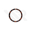 Replacement Aluminium Bezel Ring Compatible with Tissot Seastar 1000 T120417A (Black Orange)