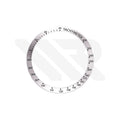 Replacement Aluminium Bezel Ring Compatible with Tissot V8 Chronograph T039417A - Silver