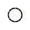 Replacement Aluminium Bezel Insert Compatible with Tudor Black Bay 58 39mm 79030 - Black/Gold