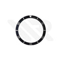 Replacement Aluminium Bezel Insert Compatible with Tudor Black Bay 58 39mm 79030 - Black/Silver