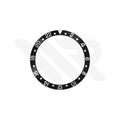 Replacement Aluminum Bezel Insert Compatible with Rolex GMT Master : Black