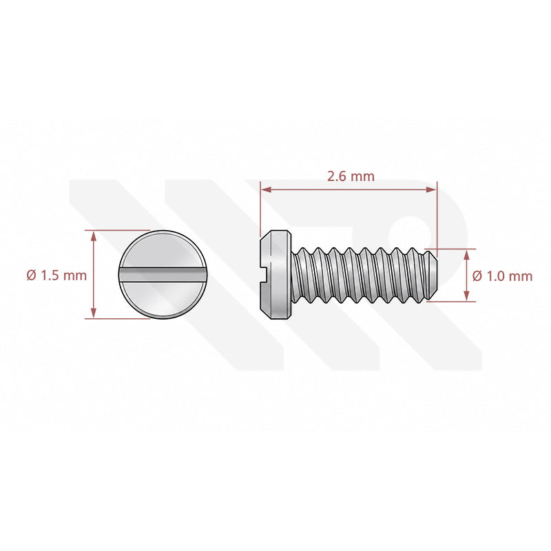 Replacement Case Back Screws Compatible with Omega Constellation 27mm