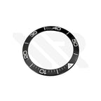 Replacement Ceramic Bezel Insert Compatible with Longines HydroConquest 41mm L3.781 Series : Black