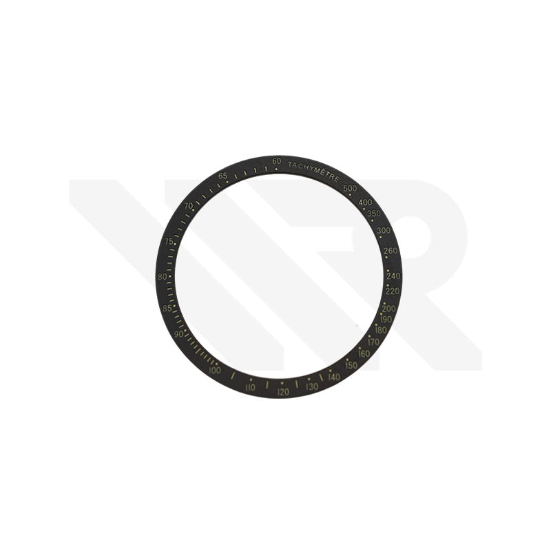 Replacement Ceramic Bezel Insert Compatible with Omega Speedmaster Dark Side Of The Moon 44.25mm