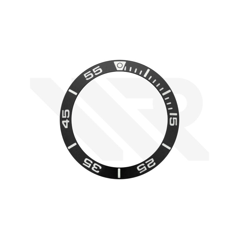 Replacement Ceramic Bezel Ring Compatible with Mido Ocean Star 600 M026608 : Black