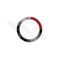 Replacement Ceramic Bezel Ring Compatible with Omega Seamaster Planet Ocean 600m 215.30.44 - Black / Red