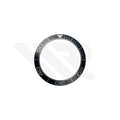 Replacement Ceramic Bezel Ring Compatible with Omega Seamaster Planet Ocean 600m 215.30.44 - Black