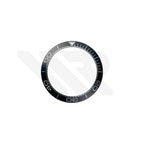 Replacement Ceramic Bezel Ring Compatible with Omega Seamaster Planet Ocean 600m 215.30.44 - Black