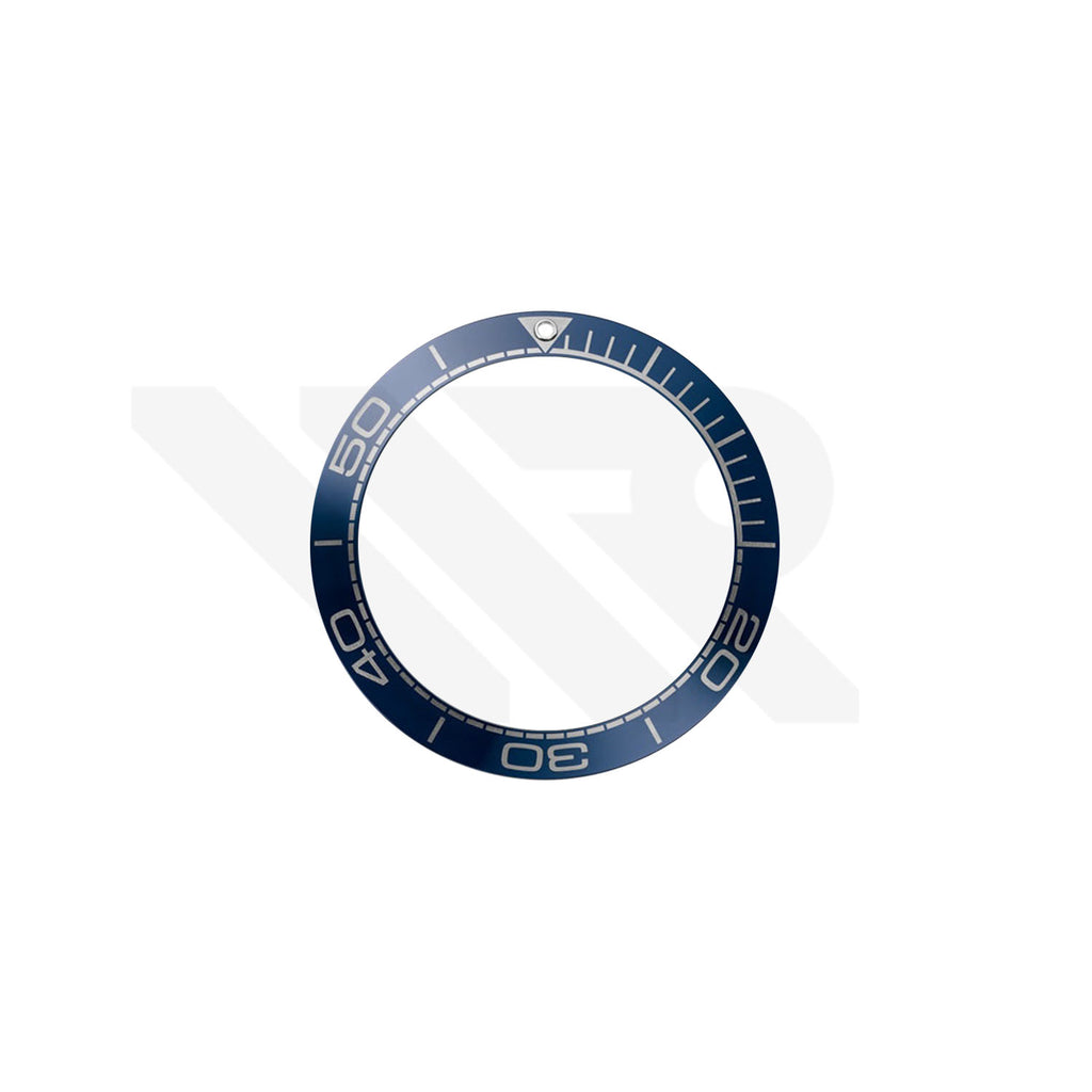 Replacement Ceramic Bezel Ring Compatible with Omega Seamaster Planet Ocean 600m 215.30.44 - Blue