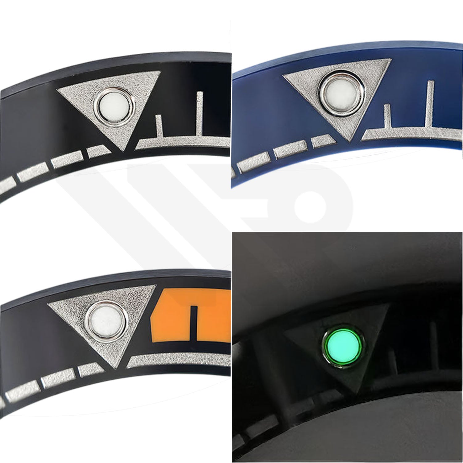 Replacement Ceramic Bezel Ring Compatible with Omega Seamaster Planet Ocean 600m 215.30.44 - Blue