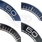 Replacement Ceramic Bezel Ring Compatible with Omega Seamaster Planet Ocean 600m 215.30.44 - Blue