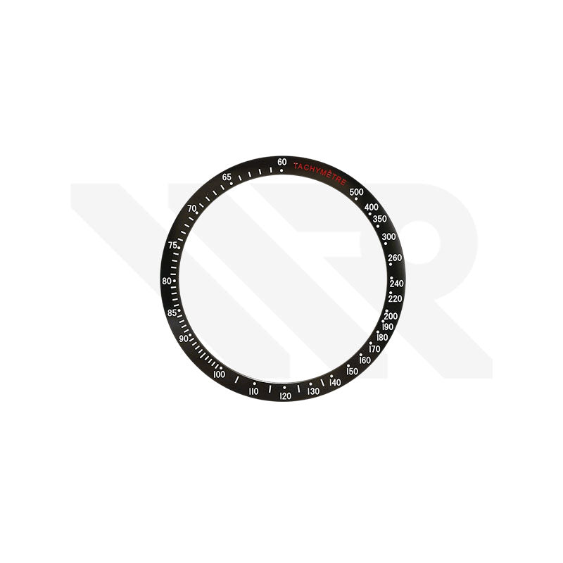 Replacement Ceramic Bezel Insert Compatible with Omega Speedmaster Dark Side Of The Moon 44.25mm