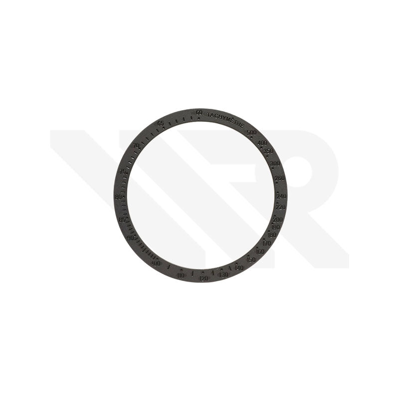 Replacement Ceramic Bezel Insert Compatible with Omega Speedmaster Dark Side Of The Moon 44.25mm