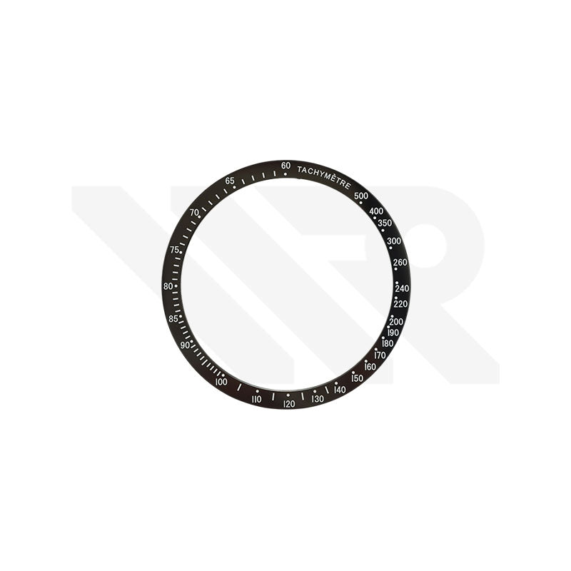 Replacement Ceramic Bezel Insert Compatible with Omega Speedmaster Dark Side Of The Moon 44.25mm