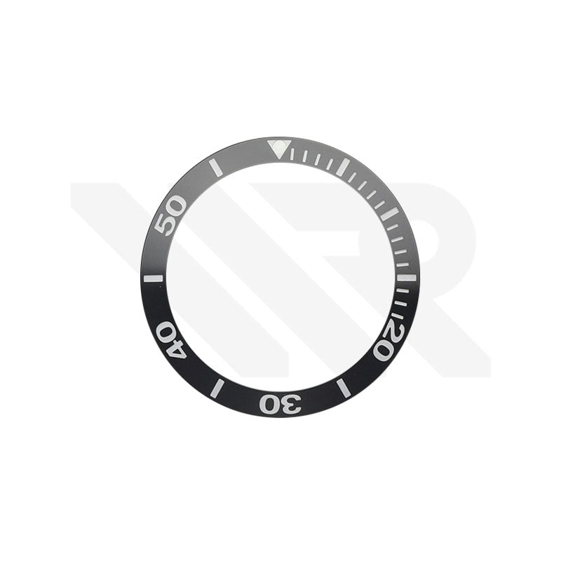 Replacement Ceramic Bezel Ring Compatible with Tissot Seastar 2000 T120607A (Black)