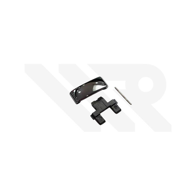 Replacement Ceramic Bracelet Link Compatible with Rado Diastar 115.0653.3 (Black)