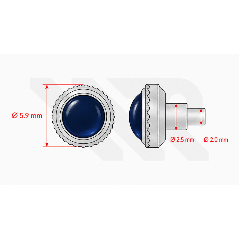 Replacement Crown Compatible with Cartier Ballon Bleu 28mm